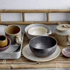 Bloomingville Plat De Service Thea Grès 25x25 Cm -Bloomingville 39041 01 04 9a4b356ae1