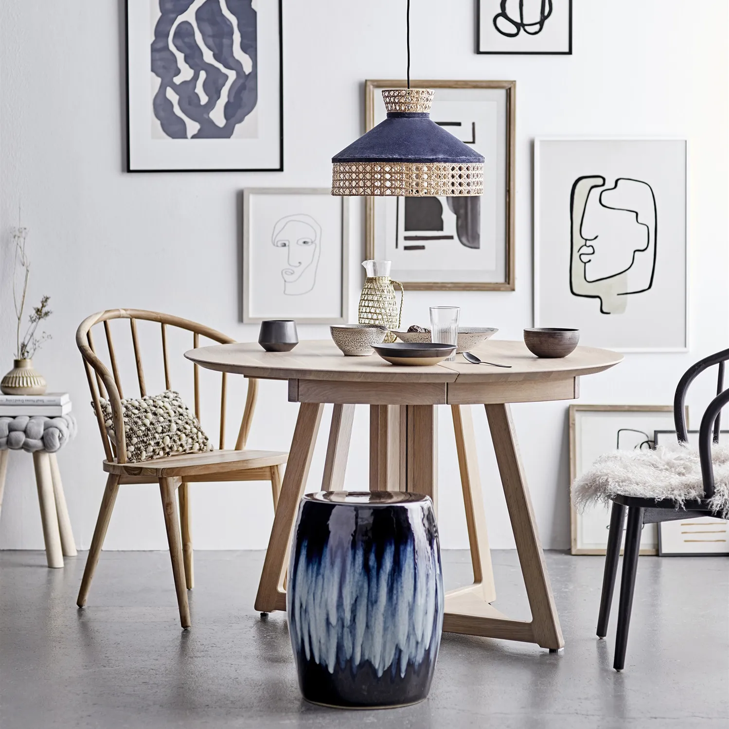 Bloomingville Table à Manger Owen Ø 118 Cm 4 Bloomingville Table à Manger Owen Ø 118 Cm – Image 2