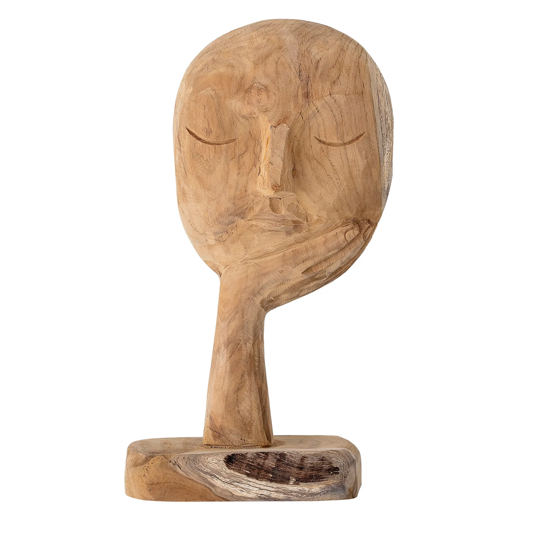 Sculpture En Bois Bloomingville 35cm 3 Sculpture En Bois Bloomingville 35cm