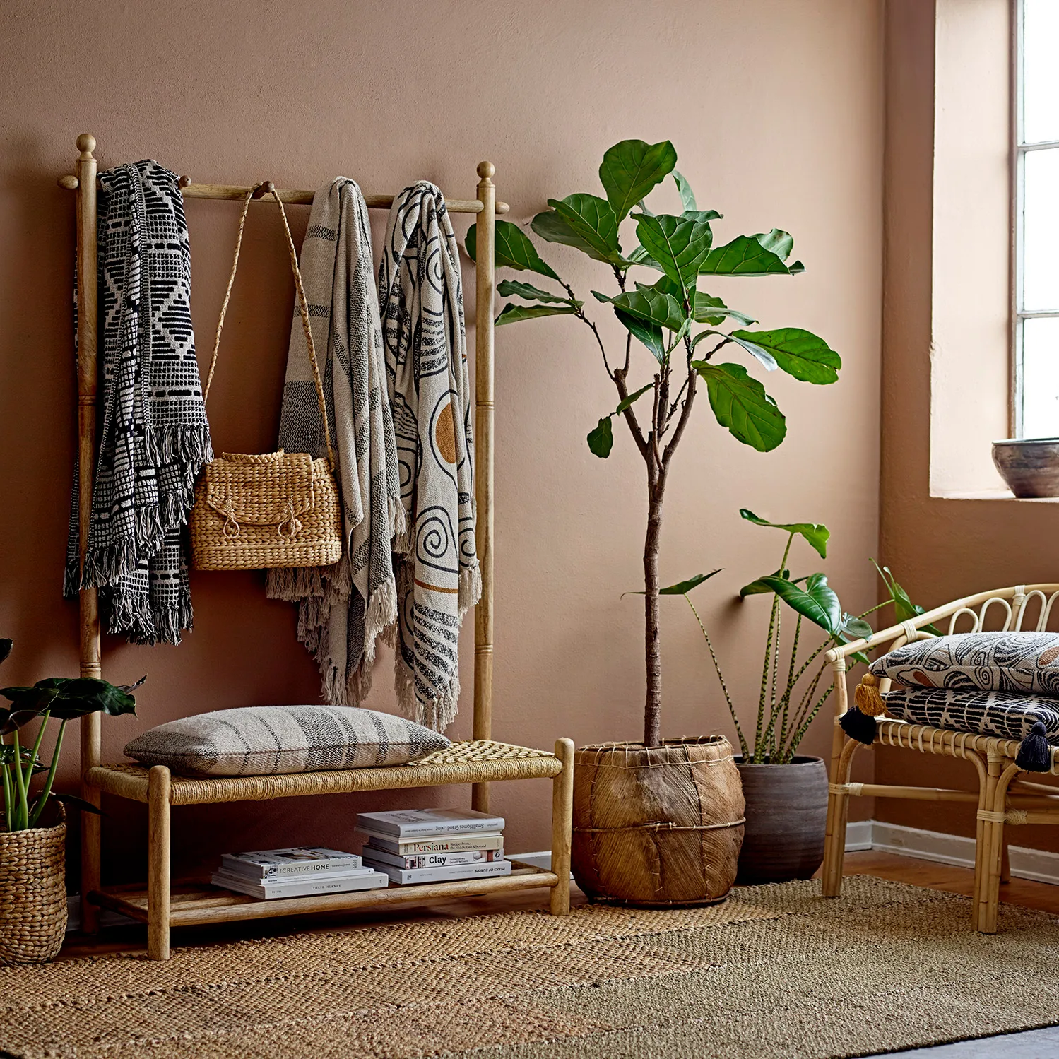 Plaid ) Rayures Bloomingville 130x160 Cm 5 Plaid ) Rayures Bloomingville 130x160 Cm – Image 3