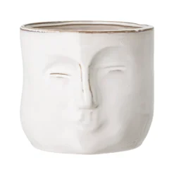 Pot Avec Visage Bloomingville 16,5x18 Cm