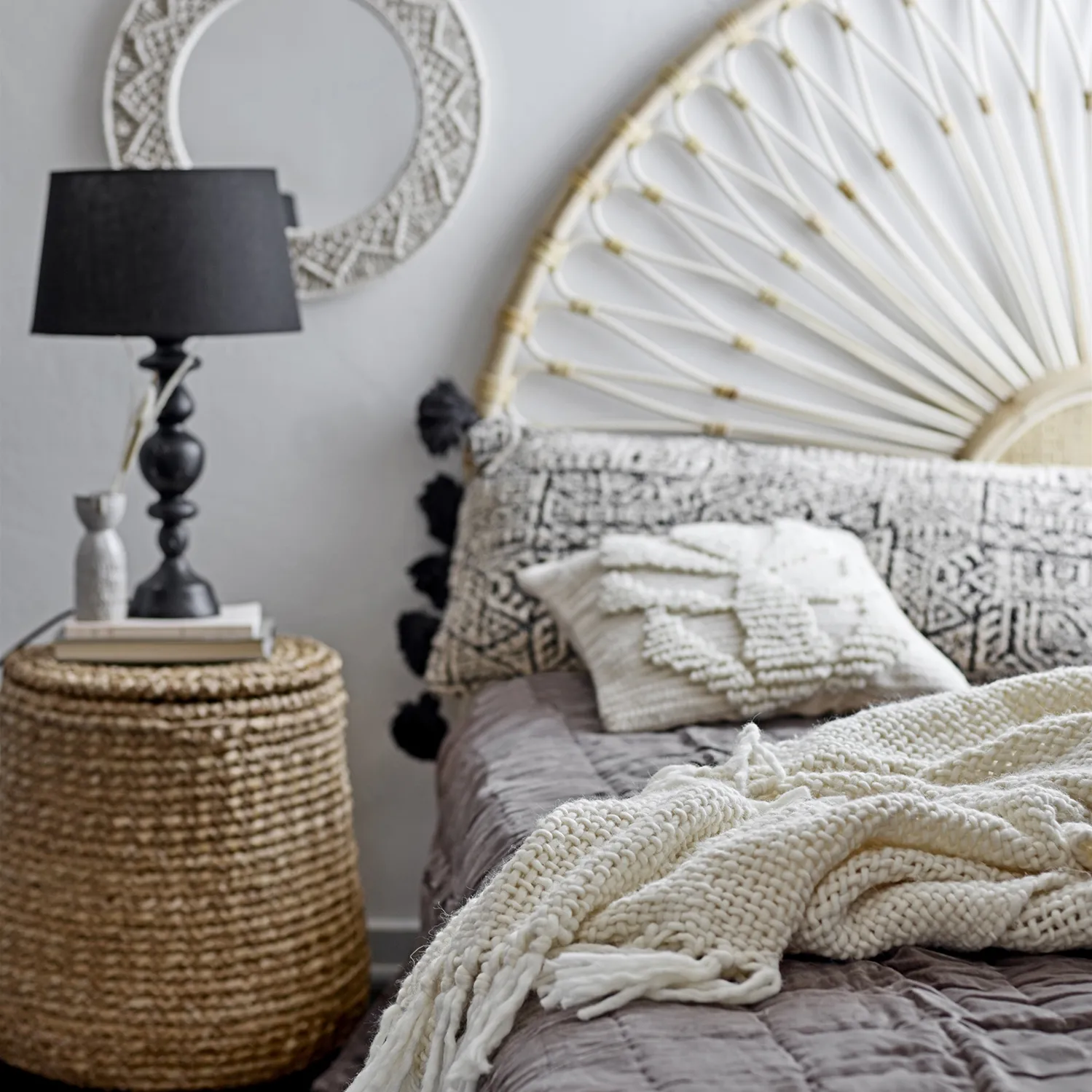 Coussin Structuré Bloomingville 40x40 Cm 6 Coussin Structuré Bloomingville 40x40 Cm – Image 4