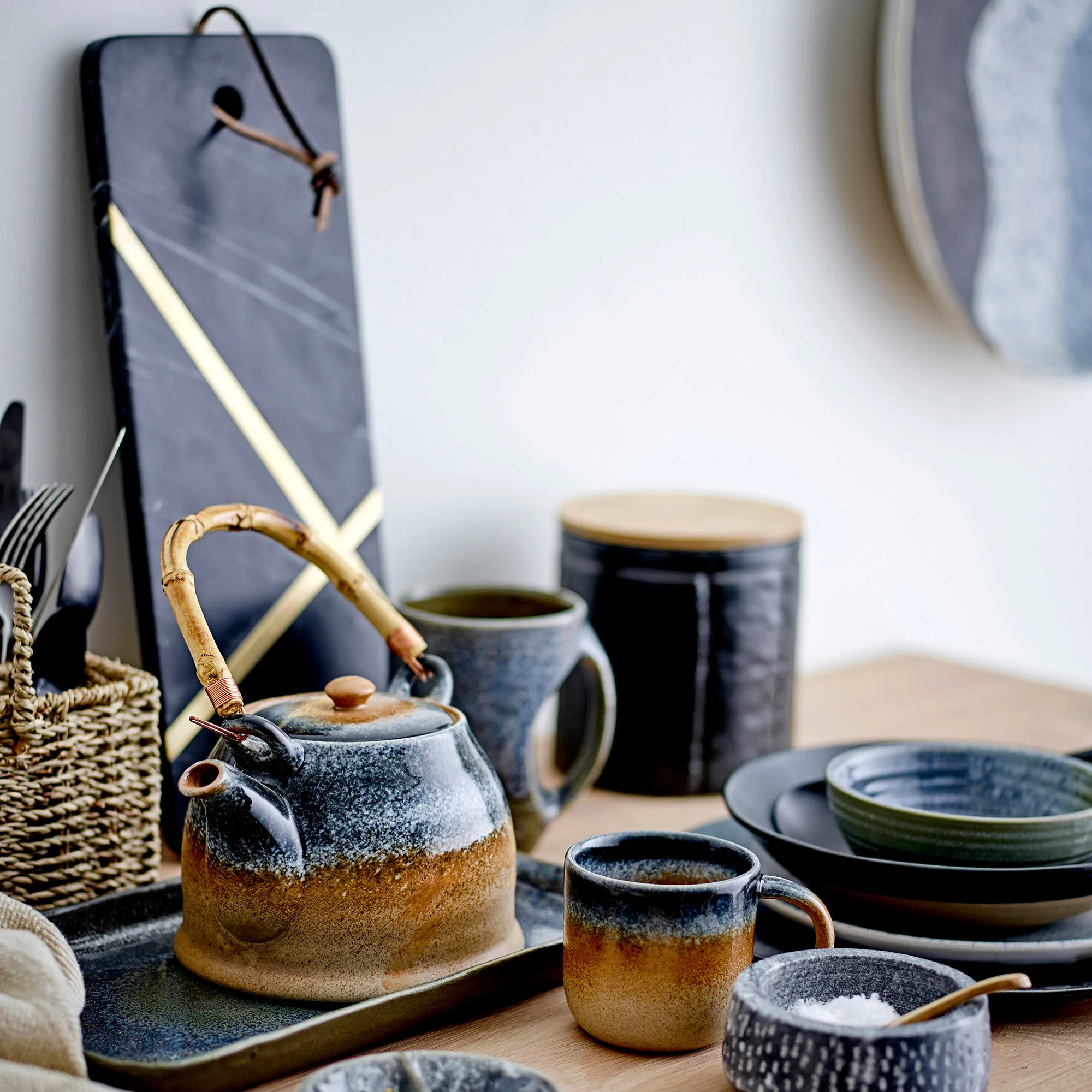 Bloomingville Planche à Découper Elsi Marbre 15,5x40,5 Cm 4 Bloomingville Planche à Découper Elsi Marbre 15,5x40,5 Cm – Image 2