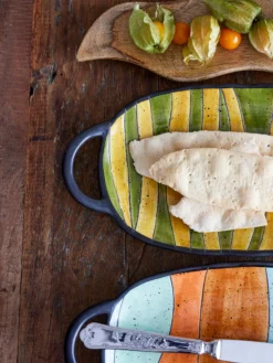 Bloomingville Plat De Service Lilie Avec Poignée 15x32,5 Cm -Bloomingville 571562 01 10 EnvironmentImage c31b035592