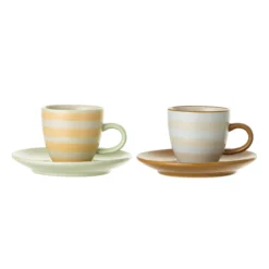 Bloomingville Tasse Avec Soucoupe Miami 2 Pièces